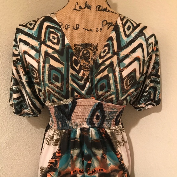 Urban Mangoz Short Sleeve Tunic Dress Top - Small - Picture 5 of 15